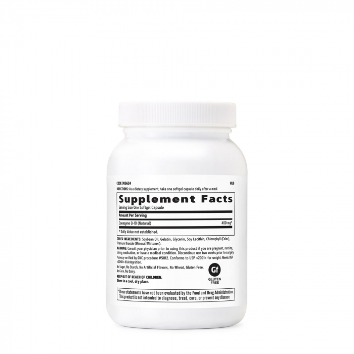Gnc Coq-10  Naturala 400 Mg, Coenzima Q-10, 60 Cps [2]