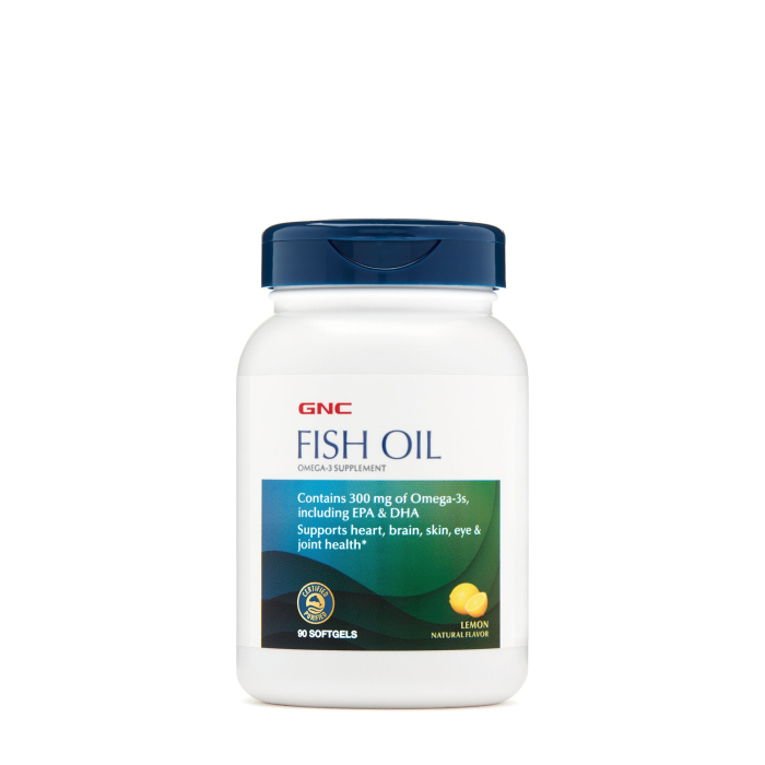 Gnc Fish Oil, Ulei De Peste, 90 Cps [1]