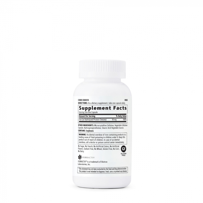 Gnc Gentlesorb Iron 18 Mg, Fier Cu Absorbtie Usoara 18 Mg , 90 Cps [2]