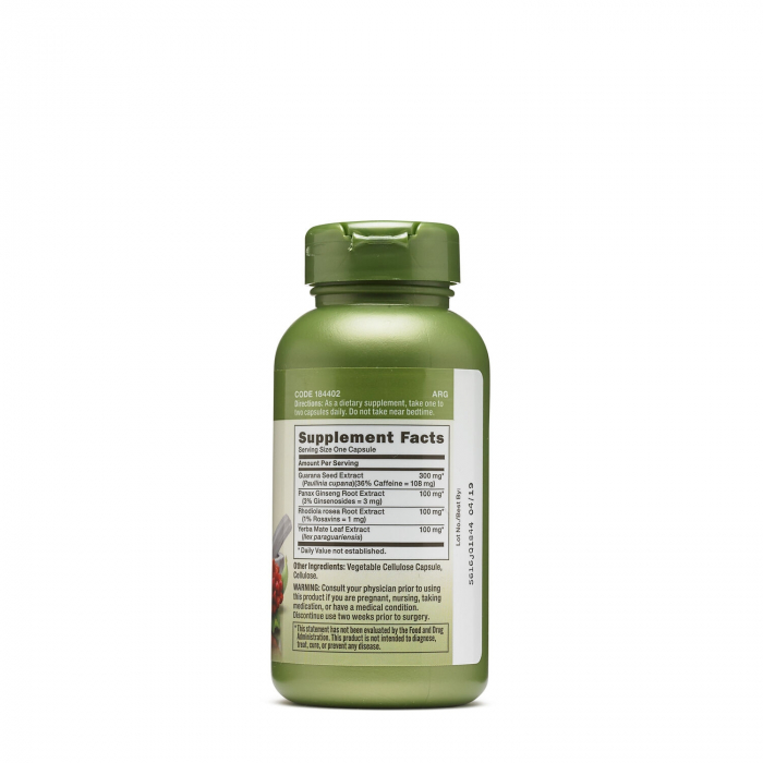 Gnc Herbal Plus Energy Formula, Formula Pentru Energie, 100 Cps [2]
