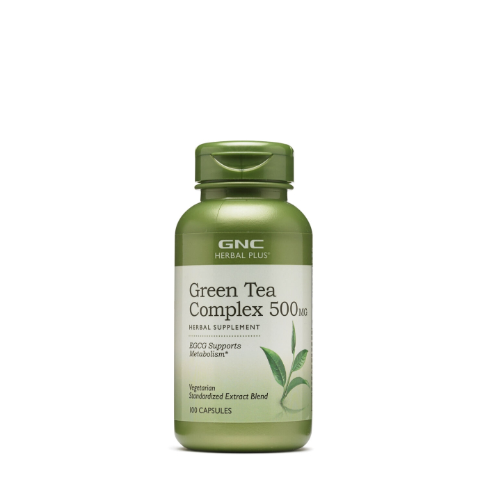 Gnc Herbal Plus Green Tea Complex 500 Mg, Complex De Ceai Verde, 100 Cps [1]