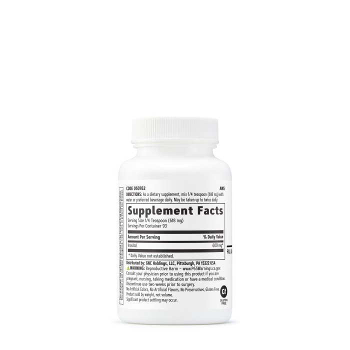 Gnc Inositol Powder, Myo-inozitol Pudra 600 Mg, 57.5 G [2]