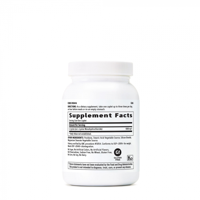 Gnc L-lysine 1000 Mg, L-lizina, 90 Tb [2]
