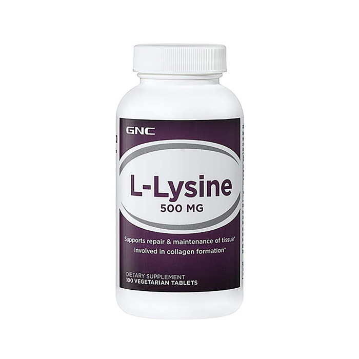 Gnc L-lysine 500 Mg, L-lizina, 100 Tb [1]