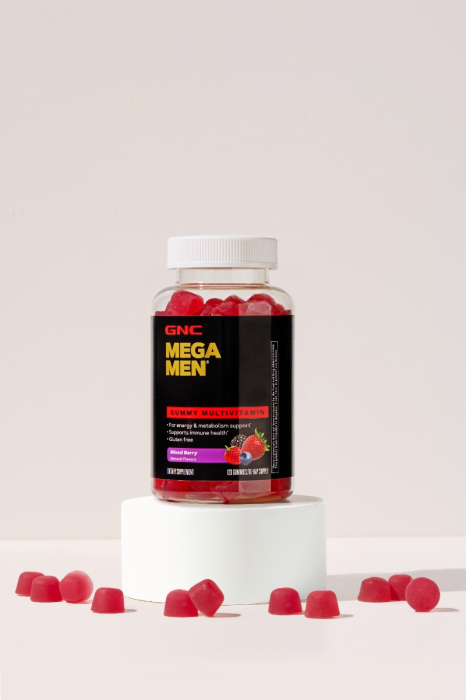 Gnc Mega Men Complex De Multivitamine Pentru Barbati Cu Aroma De Fructe De Padure, 120 Jeleuri [4]