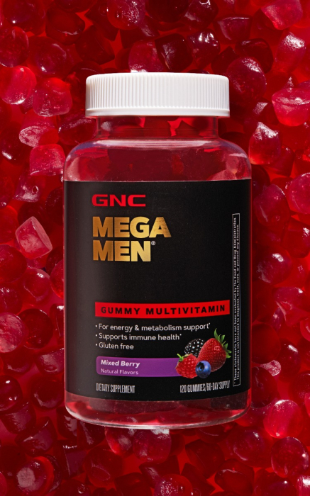 Gnc Mega Men Complex De Multivitamine Pentru Barbati Cu Aroma De Fructe De Padure, 120 Jeleuri [5]