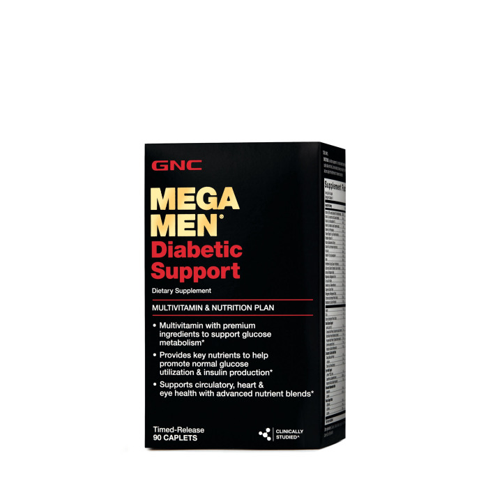 Gnc Mega Men Diabetic Support, Multivitamine Pentru Barbati Diabetici, 90 Tb [1]