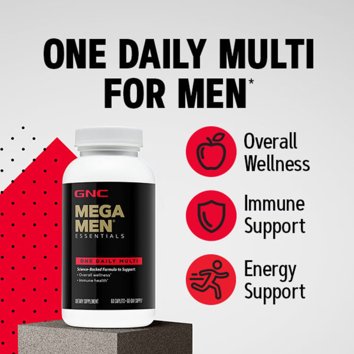 Gnc Mega Men Essentials One Daily Multi, Multivitamine Pentru Barbati, 60 Tb [9]
