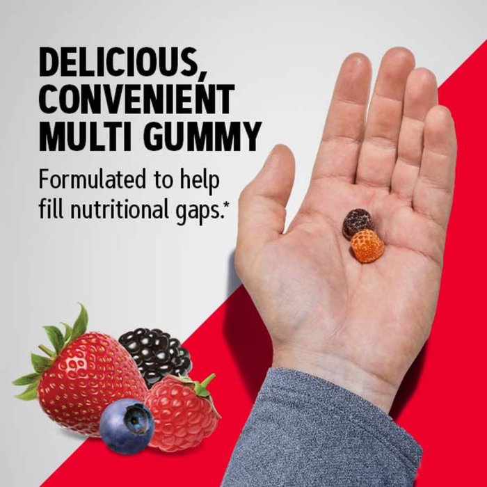 Gnc Mega Men Gummy Multivitamin, Multivitamine Jeleuri Pentru Barbati Cu Aroma Naturala De Fructe De Padure, 120 Jeleuri [3]