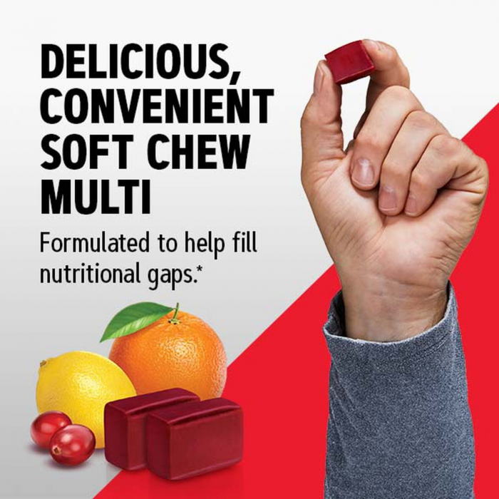 Gnc Mega Men Soft Chews, Complex De Multivitamine Pentru Barbati, Cu Gust De Fructe Asortate, 60 Caramele [4]