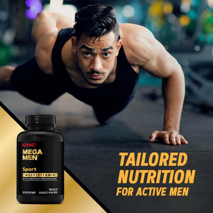 Gnc Mega Men Sport, Complex De Multivitamine Pentru Barbati, 90 Tb [5]