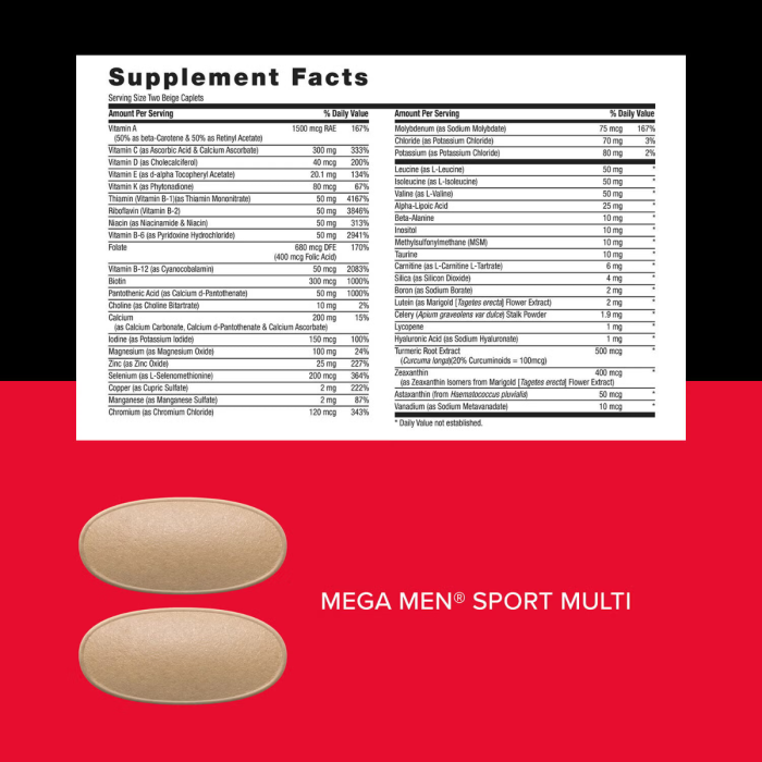 Gnc Mega Men Sport Vitapak Program, Complex De Multivitamine Pentru Barbati Vitapak, 30 Pachetele [5]