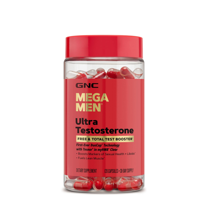 Gnc Mega Men Ultra Testosterone, Formula Avansata Pentru Cresterea Testosteronului Liber Si Total, 120 Cps [1]