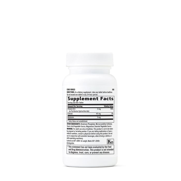 Gnc Melatonin 3 Mg, Melatonina Pentru Somn Odihnitor, 120 Tablete [2]