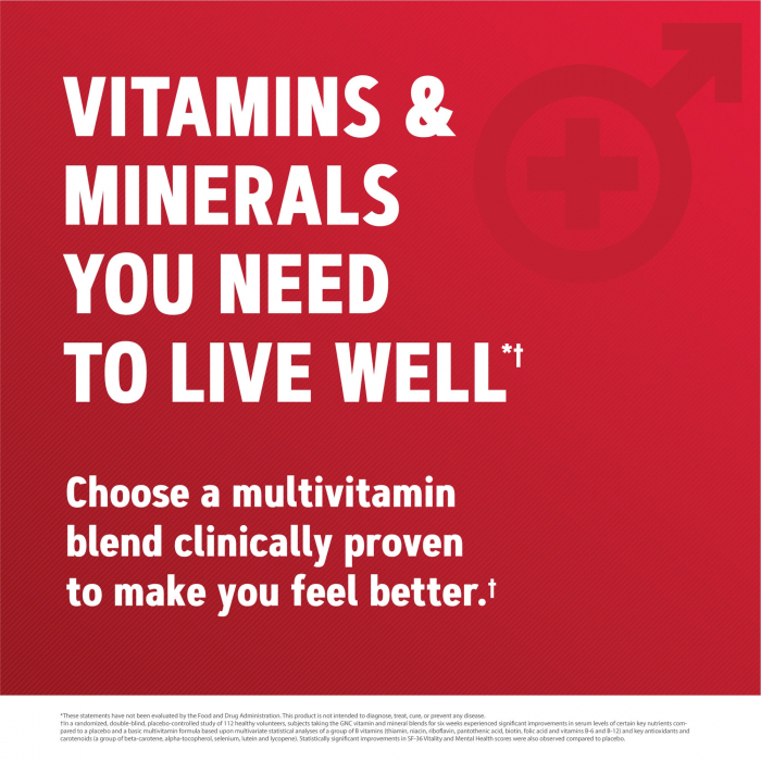 Gnc Men's Mega Men, Complex De Multivitamine Pentru Barbati, 100 Tb [3]