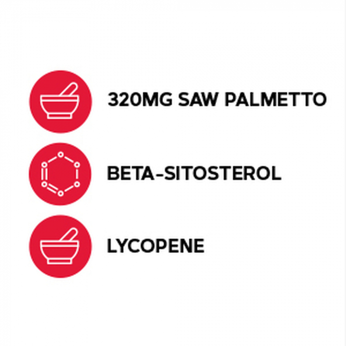 Gnc Men`s Prostate Formula, Formula Pentru Prostata, 60 Cps [3]