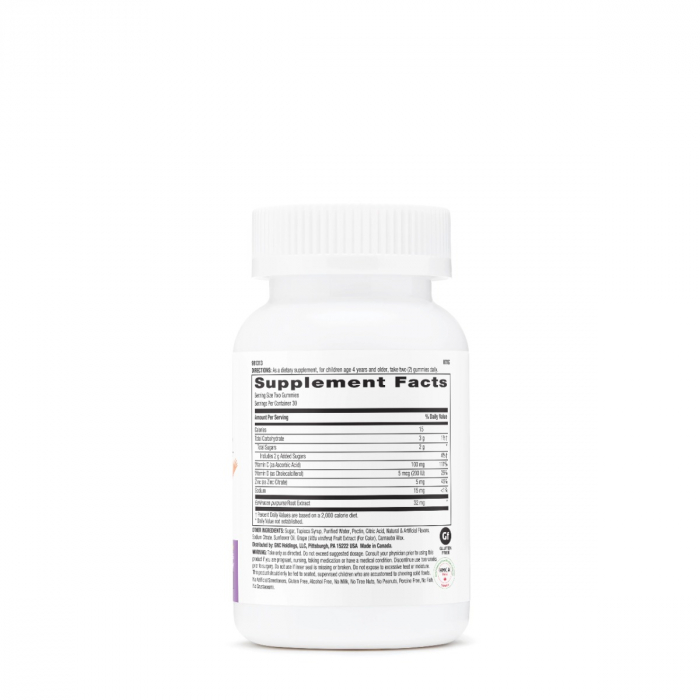 Gnc Milestones Kidâ€™s Immune Defense Gummy, Formula Pentru Copii, Cu Aroma De Struguri, 60 Jeleuri [2]
