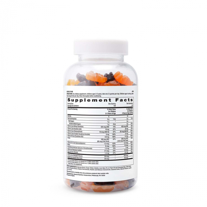 Gnc Milestones Kids Multivitamin Gummy, Multivitamine Pentru Copii 2-12 Ani, 120 Jeleuri [2]