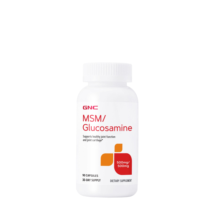 Gnc Msm/glucosamine, Msm Si Glucozamina 500 Mg, 90 Cps [1]