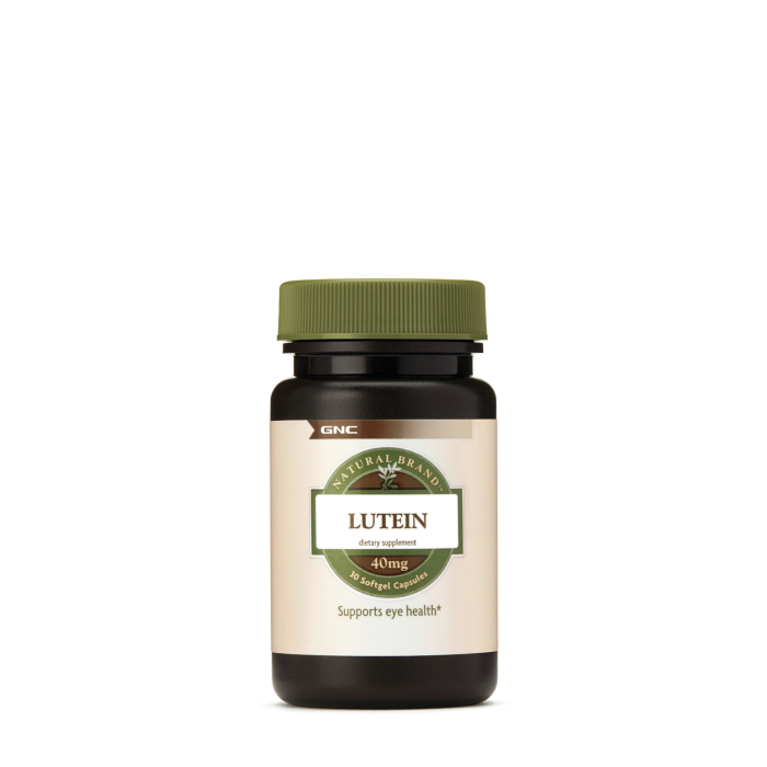 Gnc Natural Brand Lutein 40 Mg, Luteina, 30 Cps [1]