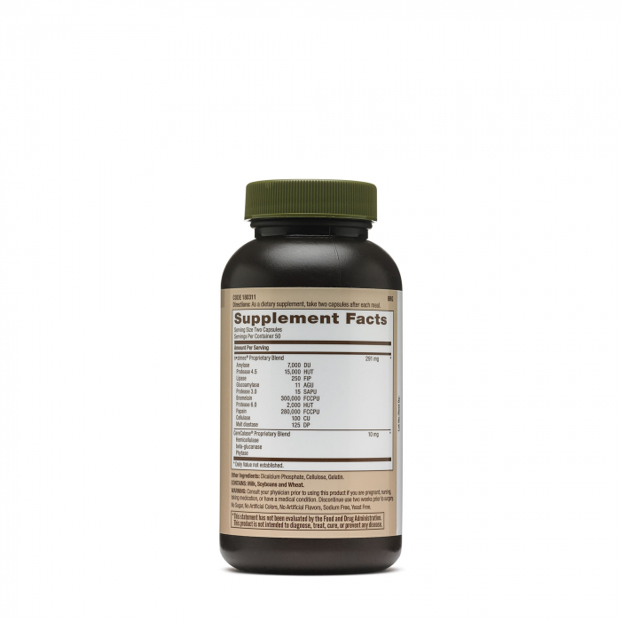 Gnc Natural Brand Super Digestive Enzymes, Enzime Digestive, 100 Cps [2]