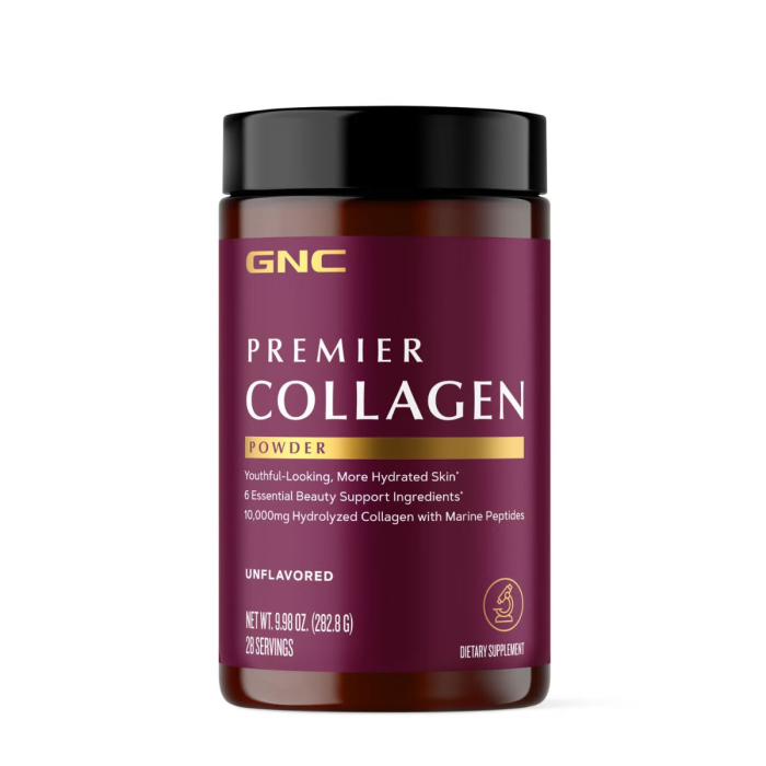 Gnc Premier Collagen Powder, Formula Premium De Peptide De Colagen Hidrolizat Fara Aroma, 282.8 G [1]