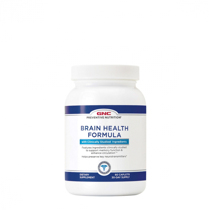 Gnc Preventive Nutrition Brain Health, Formula Pentru Sanatatea Creierului Si Sistemului Nervos, 60 Tb [3]