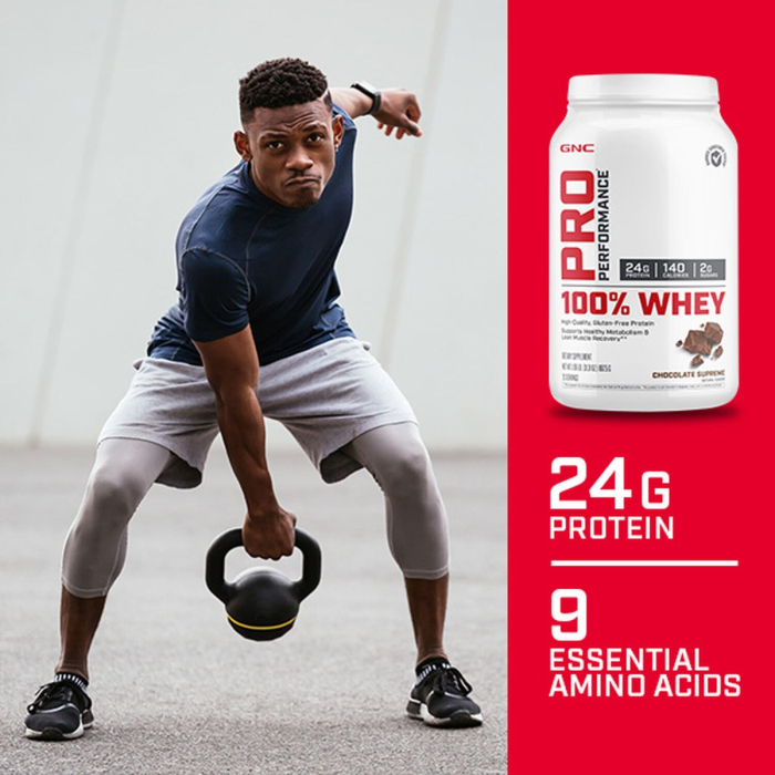Gnc Pro Performance 100% Whey, Proteina Din Zer Cu Aroma De Vanilie, Testata Antidoping, 2176 G [4]
