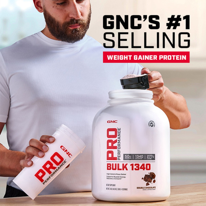 Gnc Pro Performance Bulk 1340, Formula Proteica Pentru Crestere In Greutate, Cu Aroma De Ciocolata, Testata Antidoping, 3240 G [4]