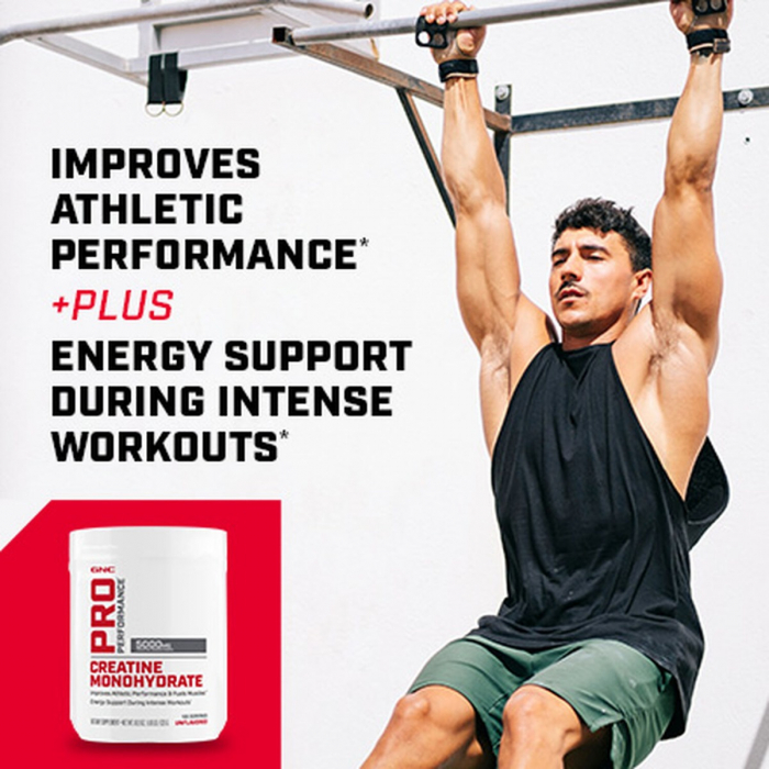 Gnc Pro Performance Creatine Monohydrate, Creatina Monohidrata Fara Aroma, 255 G [4]