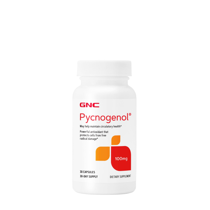 Gnc Pycnogenol 100 Mg, Picnogenol, Extract Patentat Din Scoarta De Pin Maritim Frantuzesc 100 Mg, 30 Cps [1]