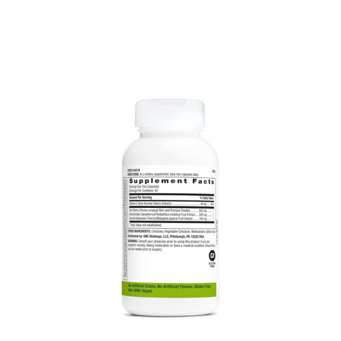 Gnc Superfoods Cherry Complex, Extract De Cirese Amare Pentru Reglarea Acidului Uric, 90 Cps [2]