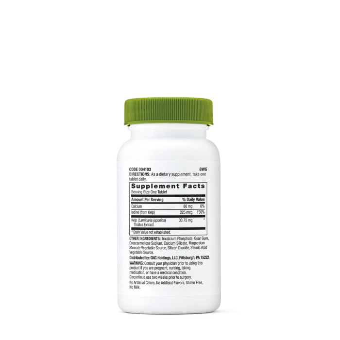 Gnc Superfoods Kelp, Iod Din Extract De Kelp, 180 Tb [2]