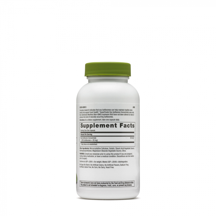 Gnc Superfoods Soy Isoflavone Concentrate, Isoflavone Din Soia, 90 Cps [2]