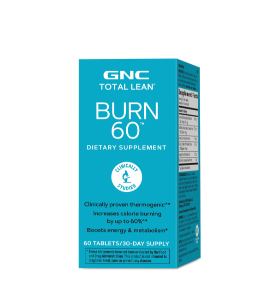 Gnc Total Lean Burn 60, Formula Termogenica Pentru Stimularea Metabolismului, 60 Tb [2]