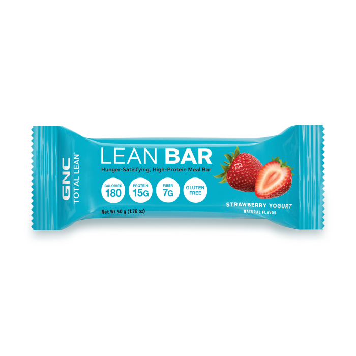 Gnc Total Lean Lean Bar, Baton Proteic, Cu Aroma De Capsuni Si Iaurt, 50g [2]