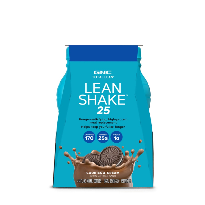 Gnc Total Lean Lean Shake 25 Cu Aroma De Biscuiti Cu Crema, 414 Ml [4]