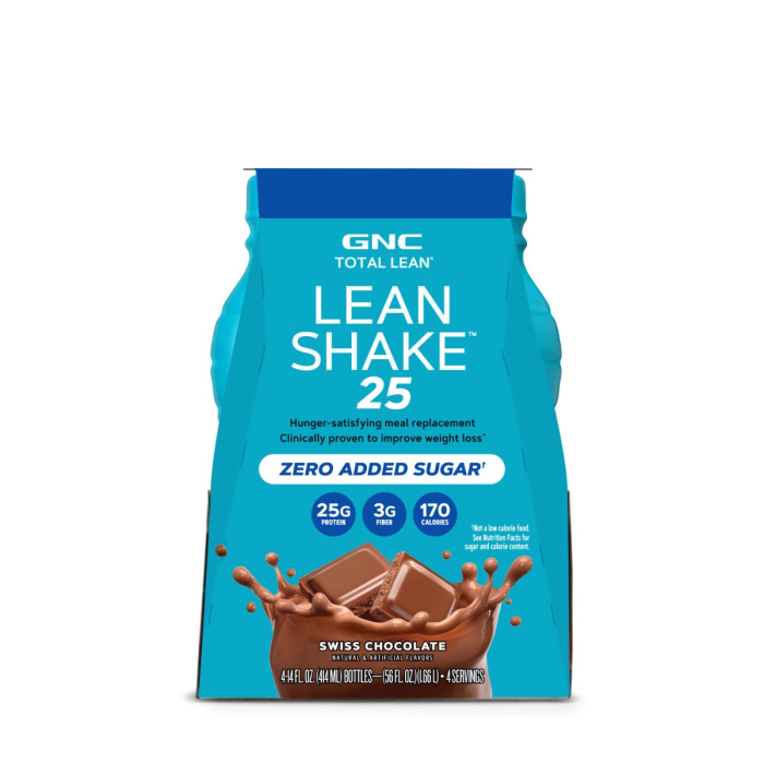 Gnc Total Lean Lean Shake 25 Cu Aroma De Ciocolata Elvetiana, 414 Ml [4]
