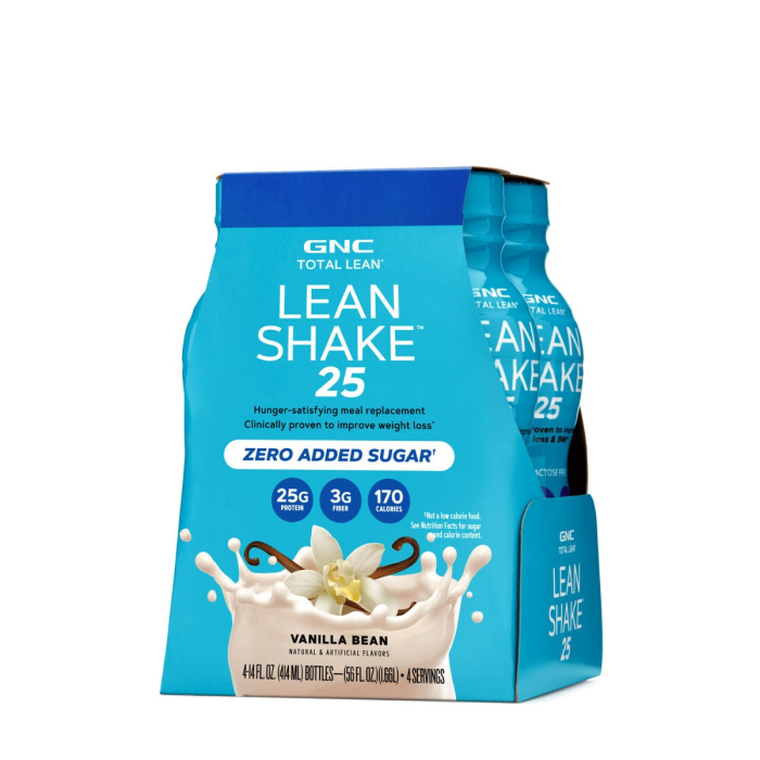 Gnc Total Lean Lean Shake 25 Cu Aroma De Vanilie, 414 Ml [4]
