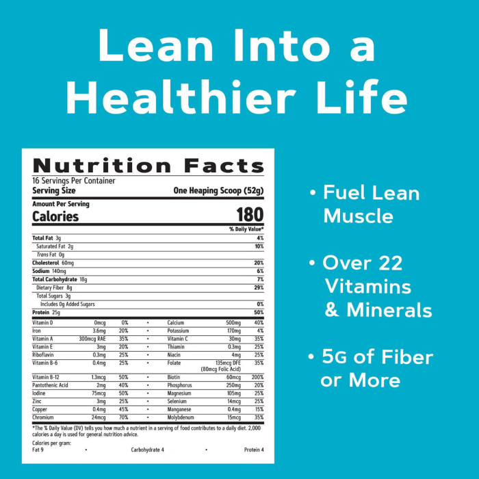 Gnc Total Lean Lean Shake 25, Shake Proteic, Cu Aroma De Banana, 832 G    [7]