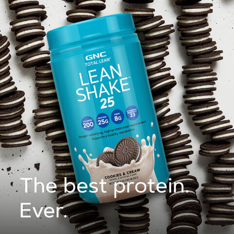 Gnc Total Lean Lean Shake 25, Shake Proteic, Cu Aroma De Biscuiti Si Frisca, 832 G [3]