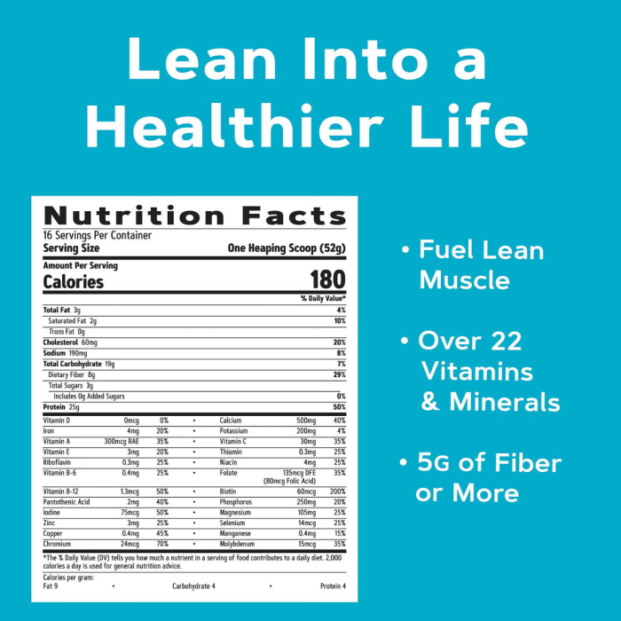 Gnc Total Lean Lean Shake 25, Shake Proteic, Cu Aroma De Biscuiti Si Frisca, 832 G [10]