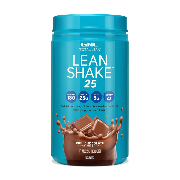 Gnc Total Lean Lean Shake 25, Shake Proteic, Cu Aroma De Ciocolata, 832 G [1]