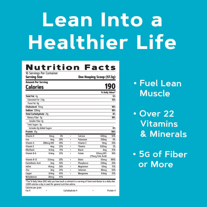Gnc Total Lean Lean Shake 25, Shake Proteic Cu Aroma De Cocos Si Caramel, 917 G [4]