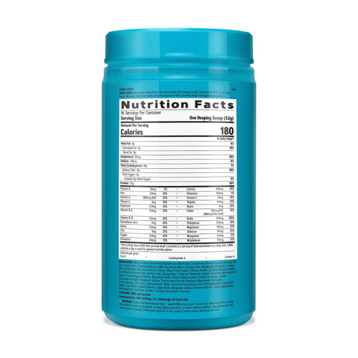 Gnc Total Lean Lean Shake 25, Shake Proteic Cu Aroma De Vanilie, 832 G [2]