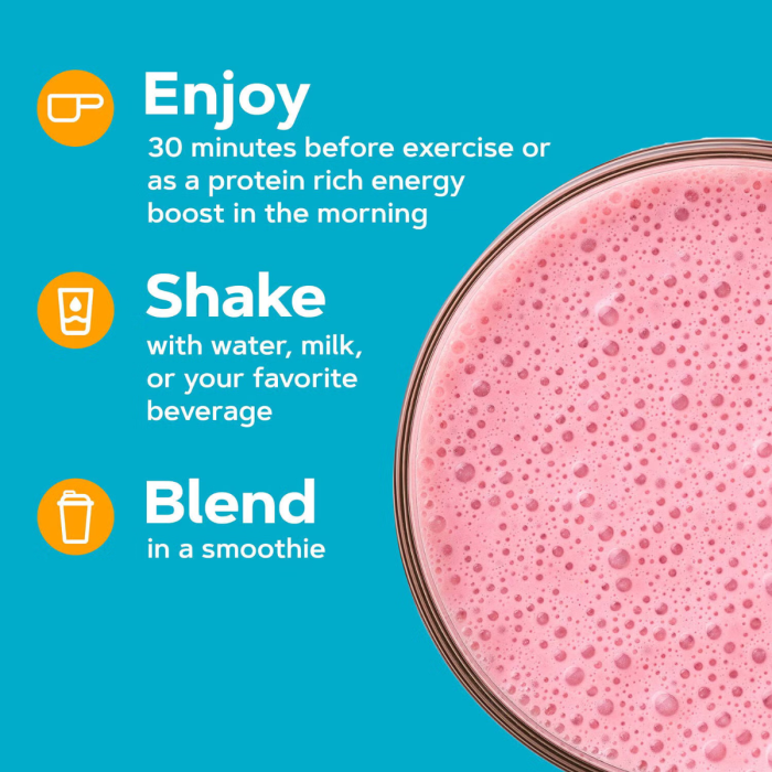 Gnc Total Lean Lean Shake Burn, Proteina Cu Amestec Termogenic, Cu Aroma De Capsuni, 747.36 G                  [5]