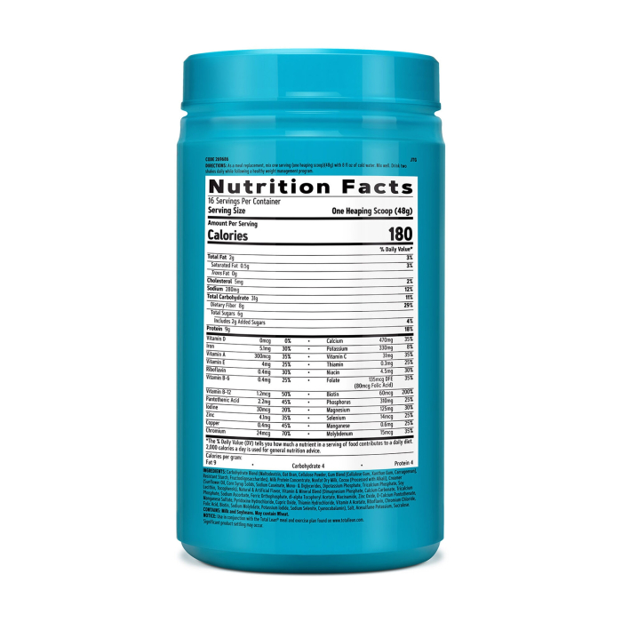Gnc Total Lean Lean Shake Classic, Shake Proteic, Cu Aroma De Ciocolata Elvetiana, 768 G [2]
