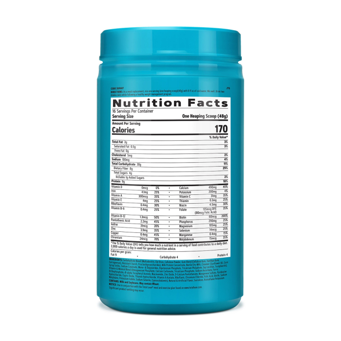 Gnc Total Lean Lean Shake Classic, Shake Proteic, Cu Aroma De Vanilie, 768 G [2]