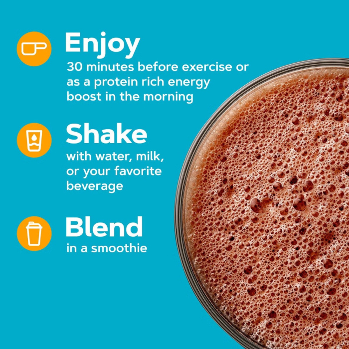 Gnc Total Lean Lean Shake Energy, Shake Proteic Cu Aroma De Ciocolata, 758.4 G [6]
