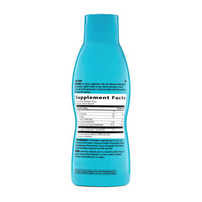 Gnc Total Lean Triple Strength L-carnitine Liquid, L-carnitina Lichida, Cu Aroma De Punch De Fructe, 473 Ml [2]